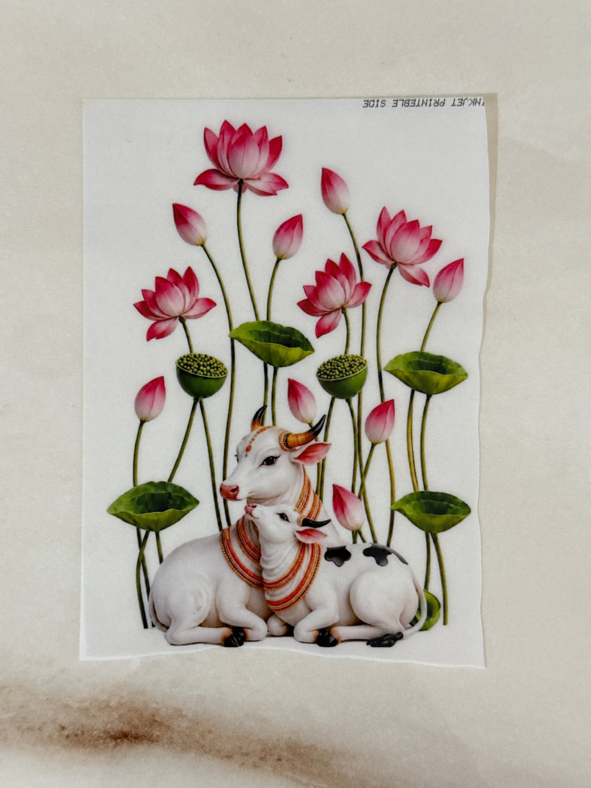 A6 Insert Sheet- Lotus (E)