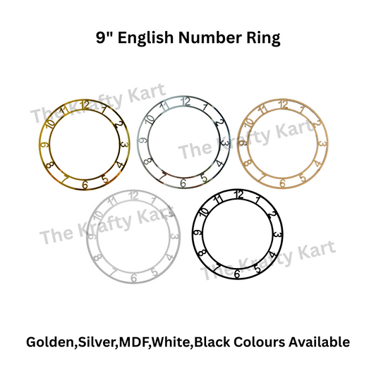 9" Number Ring