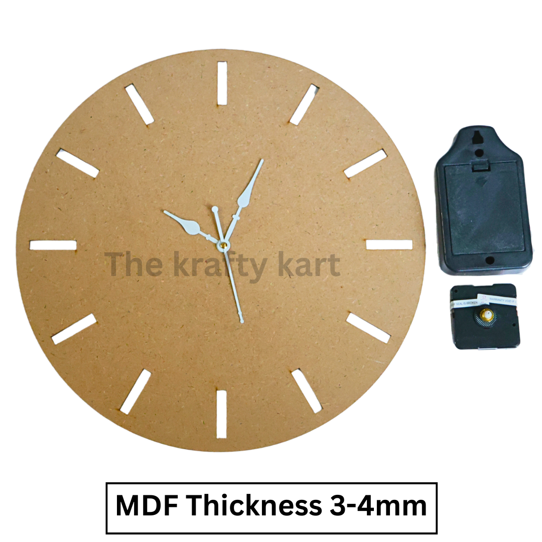 Mdf Clock Set (A)