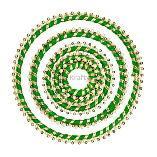 Traditional Pearl Ring (Green)