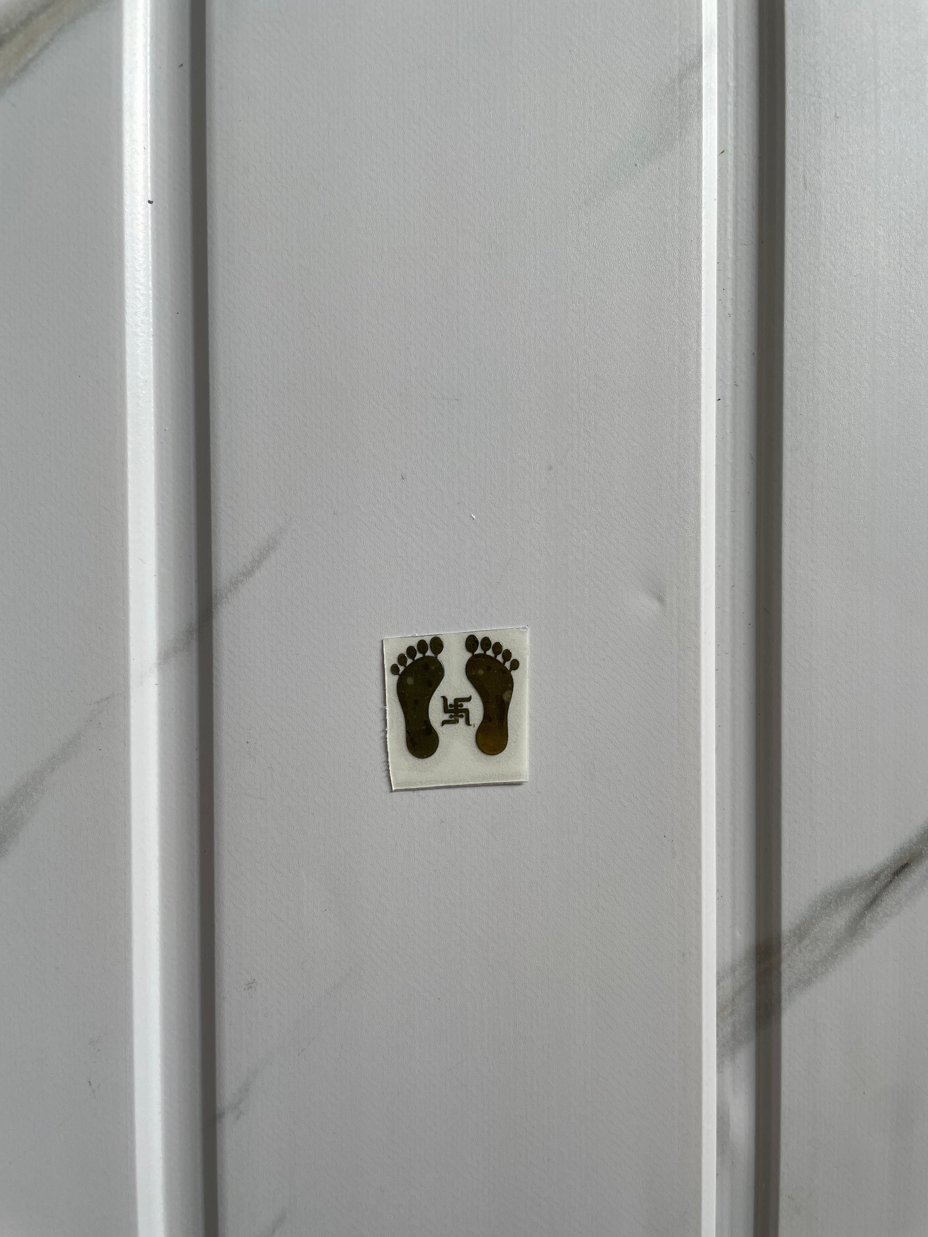 Metal Sticker - Laxmiji Footprint (Pagla)