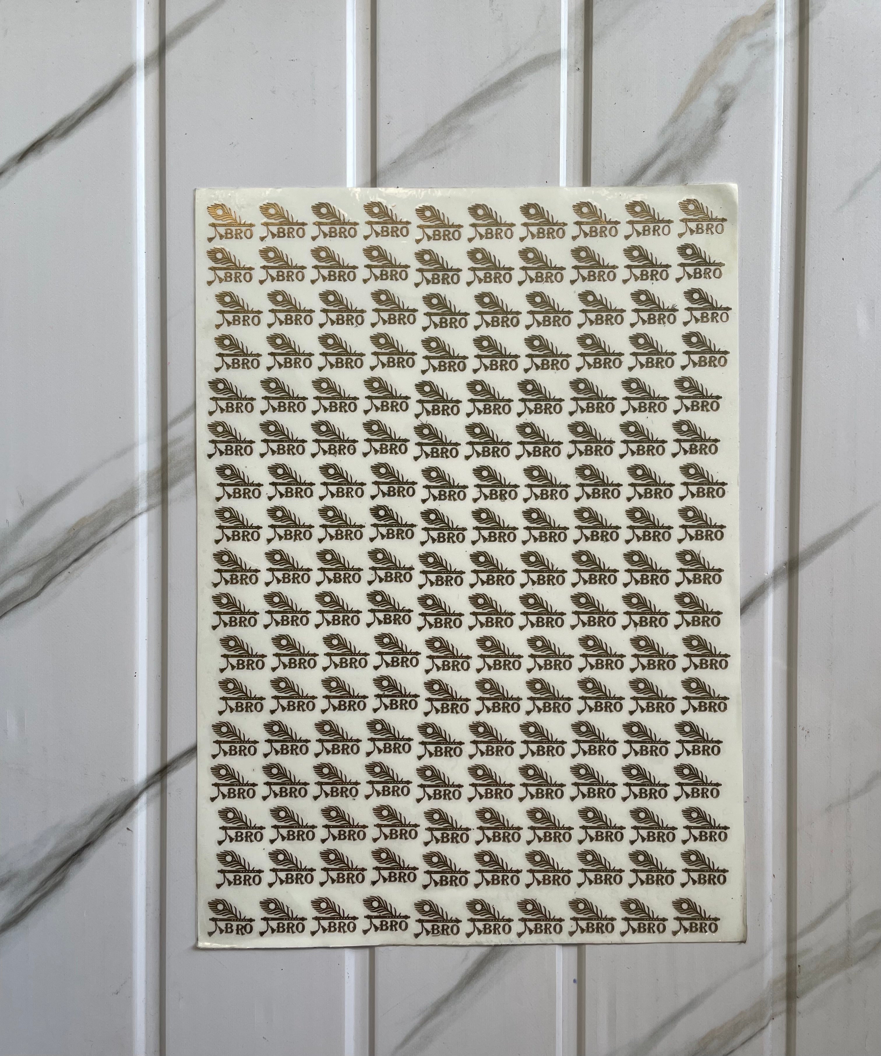 Rakhi Metal Sheet - Bro With Morpankh