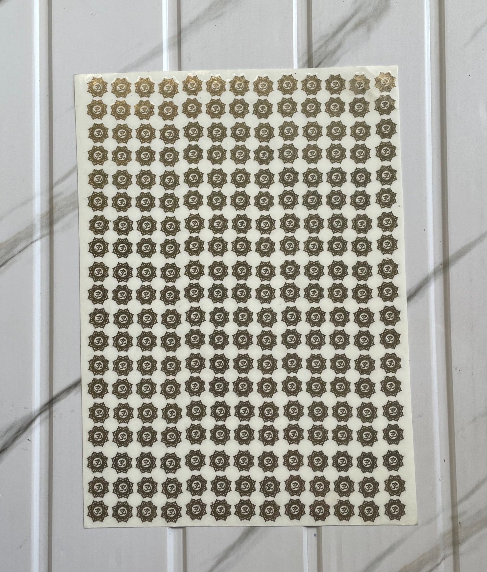 Rakhi Metal Sheet - Om (B)