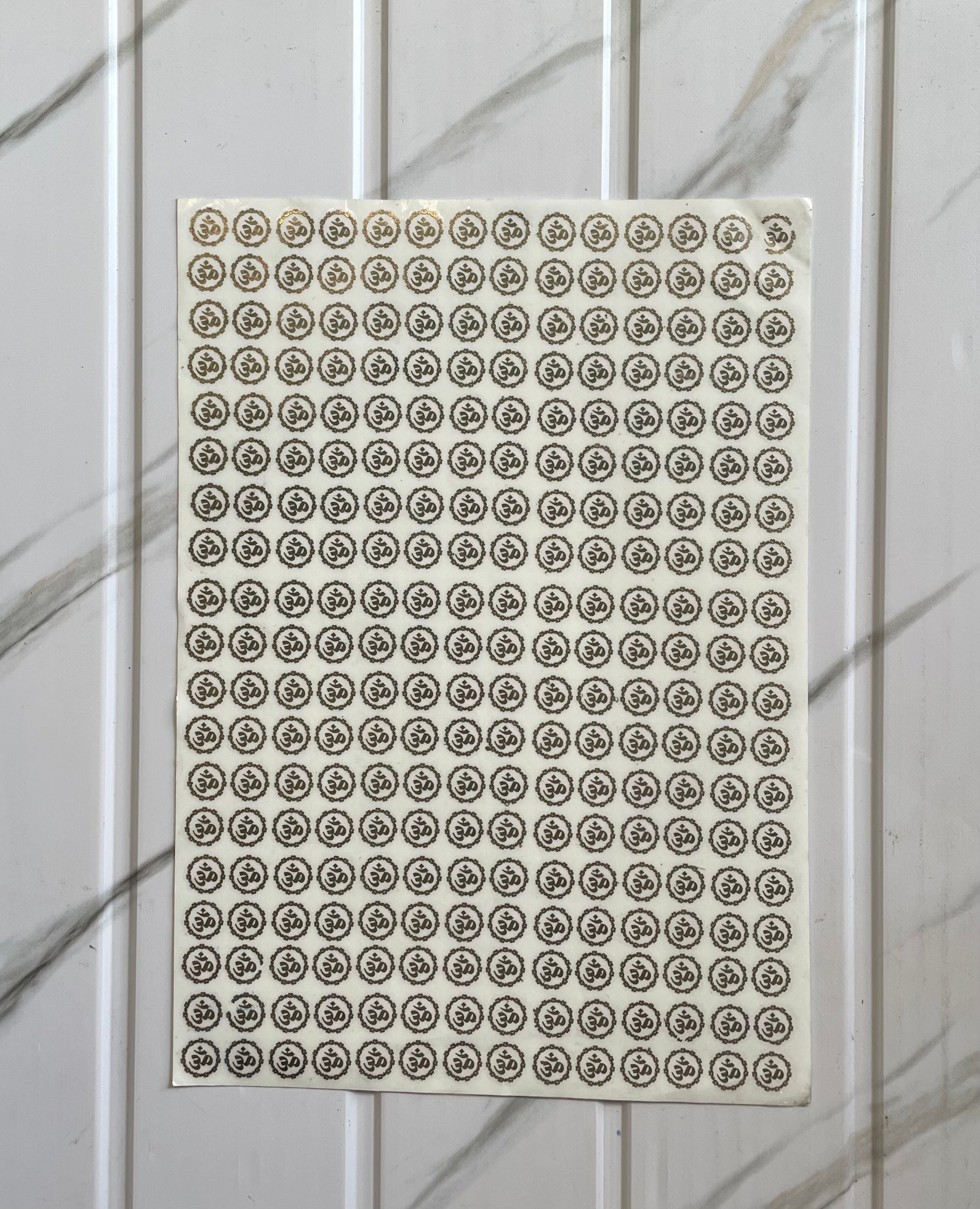 Rakhi Metal Sheet - Om (C)