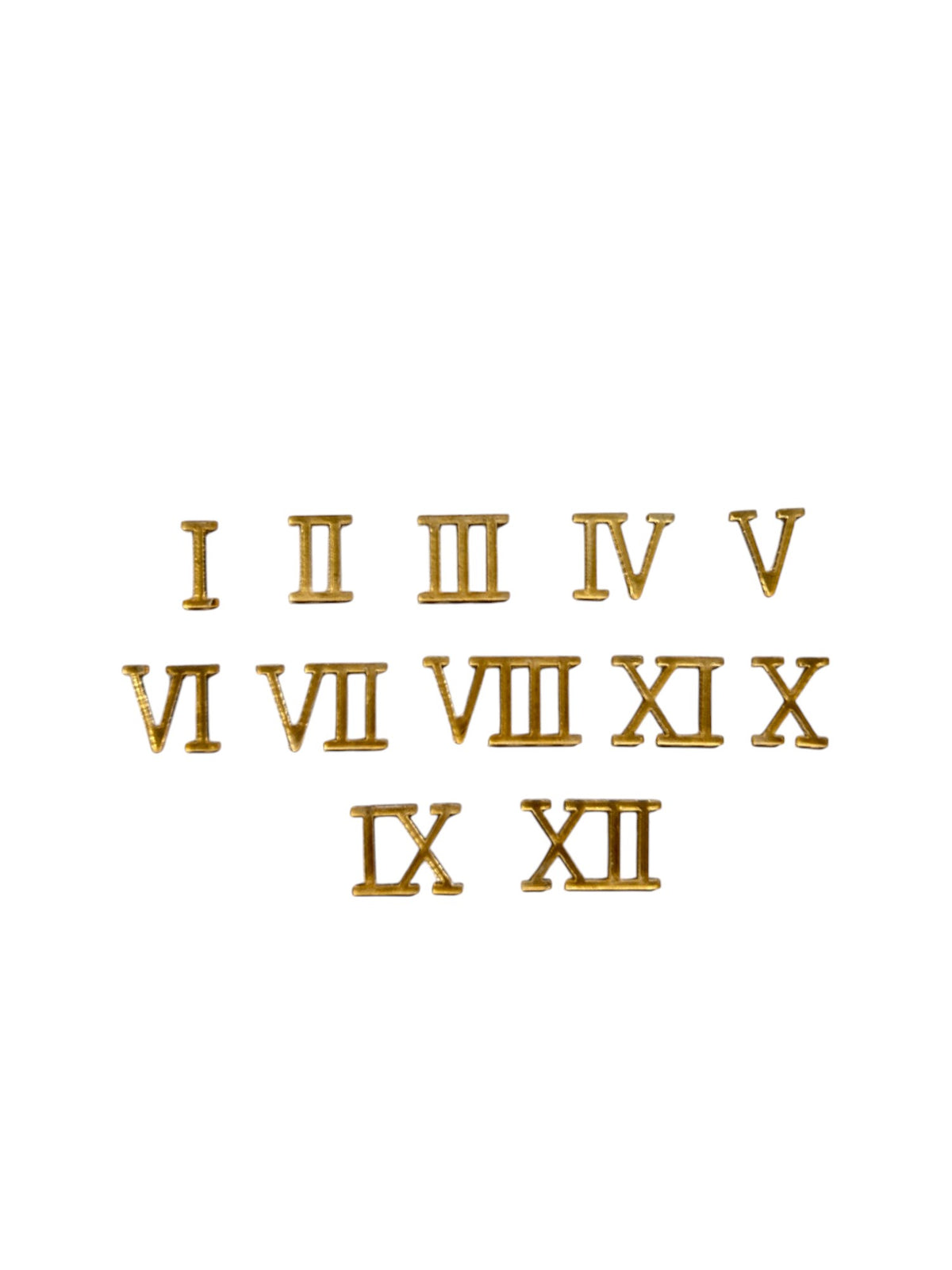 0.5" ROMAN NUMBERS