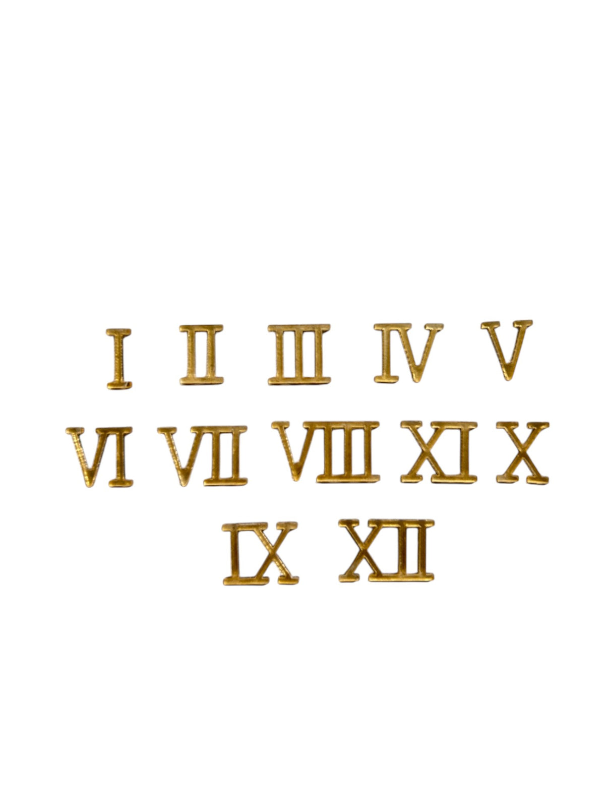 1" ROMAN NUMBERS