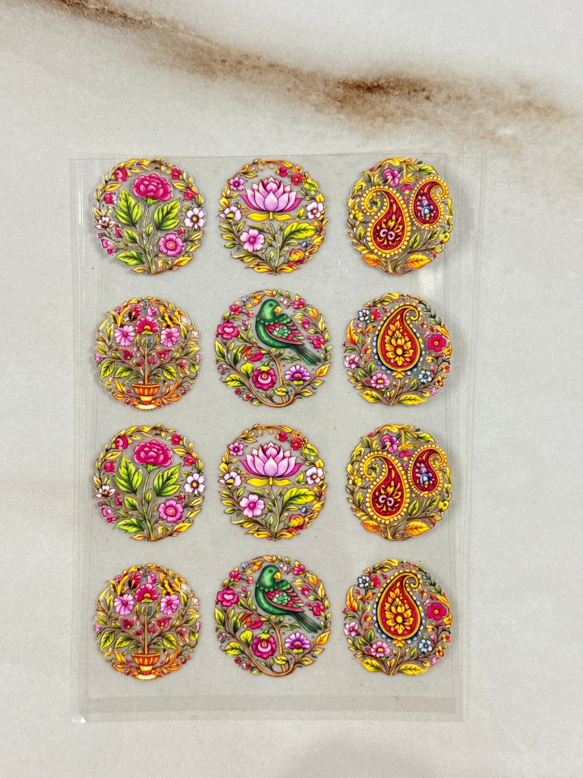 Mix Flower (E) - Peel Of Sticker