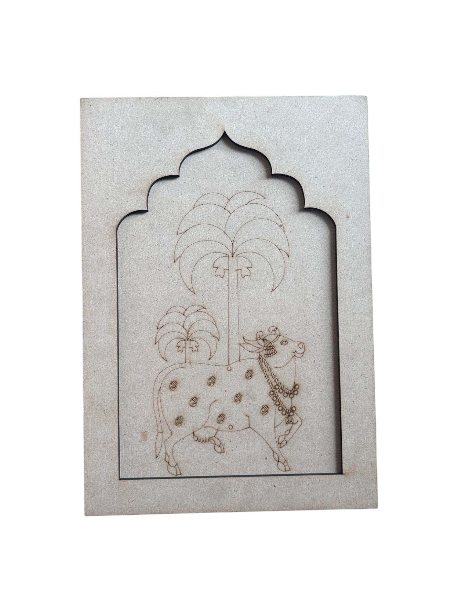 Pre Marked Mdf - Cow (A) (Jharokha)
