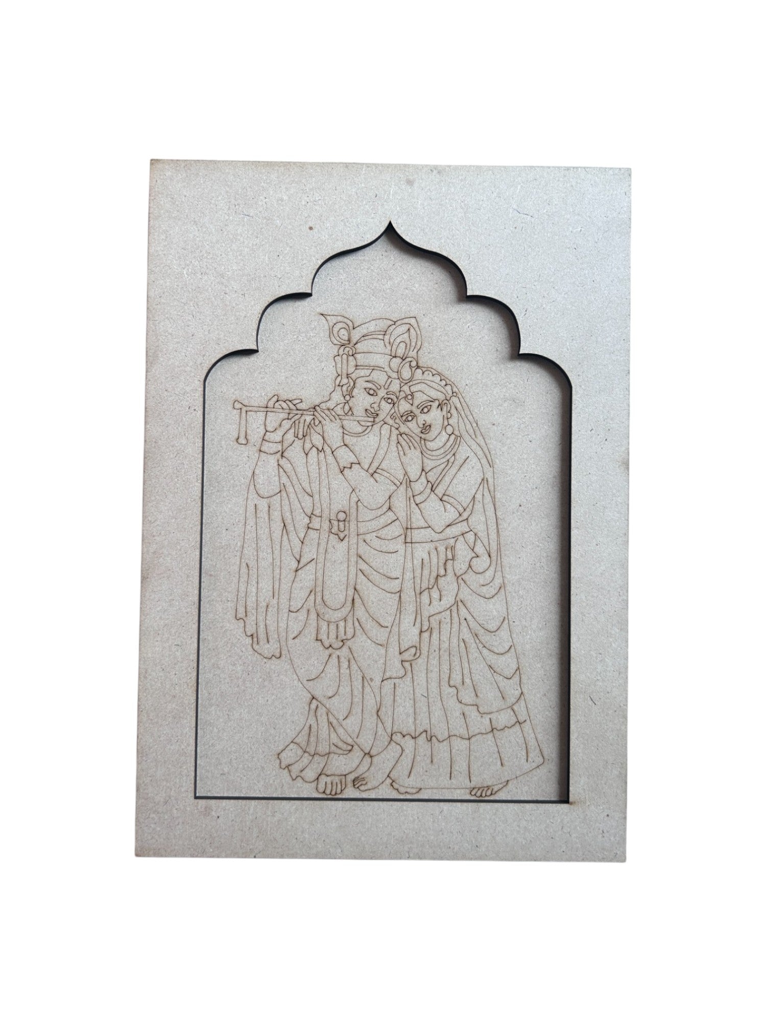 Pre Marked Mdf - Radhe & Krishna (A) (Jharokha)