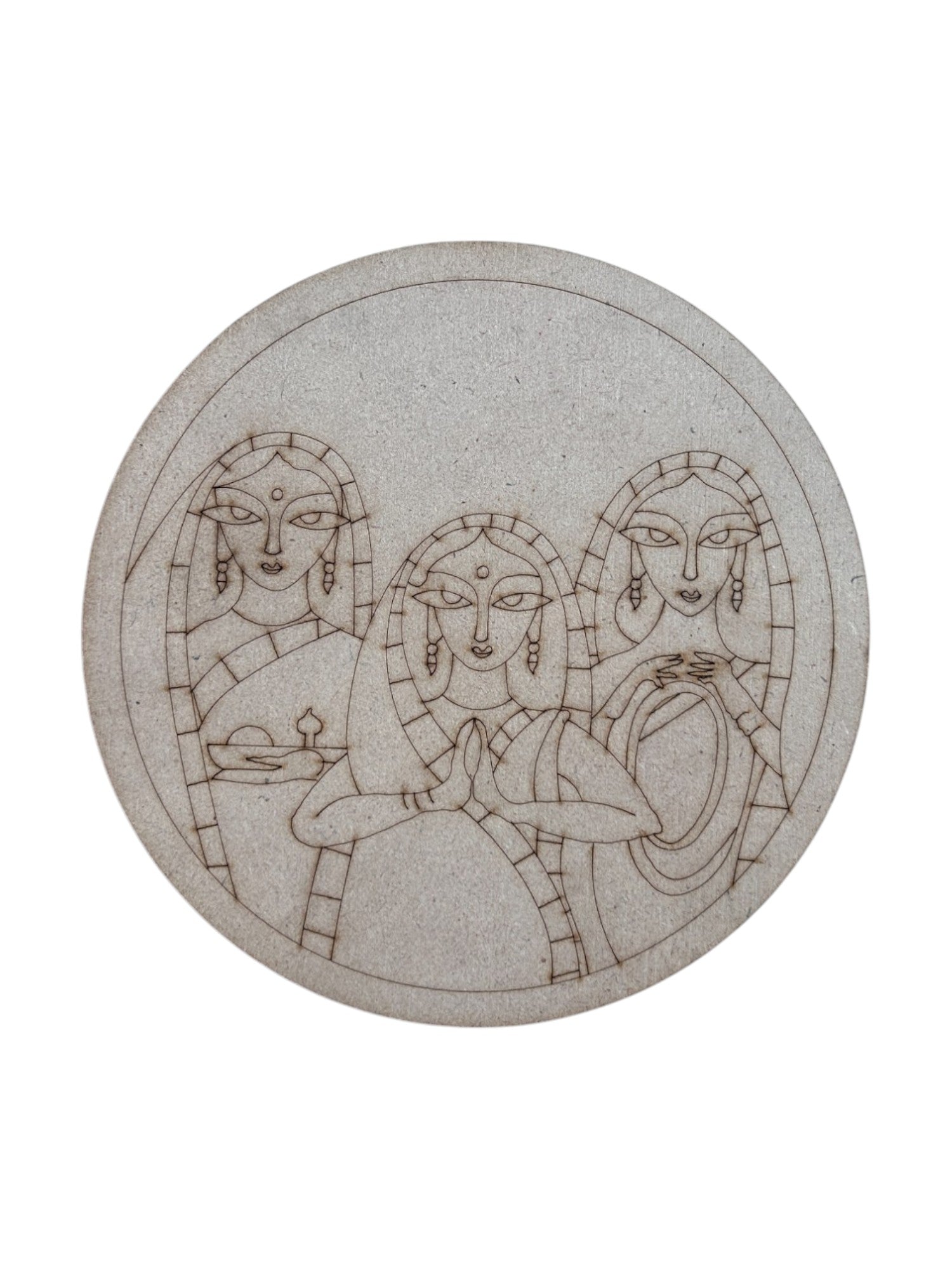 Pre Marked Round Namaste Mdf
