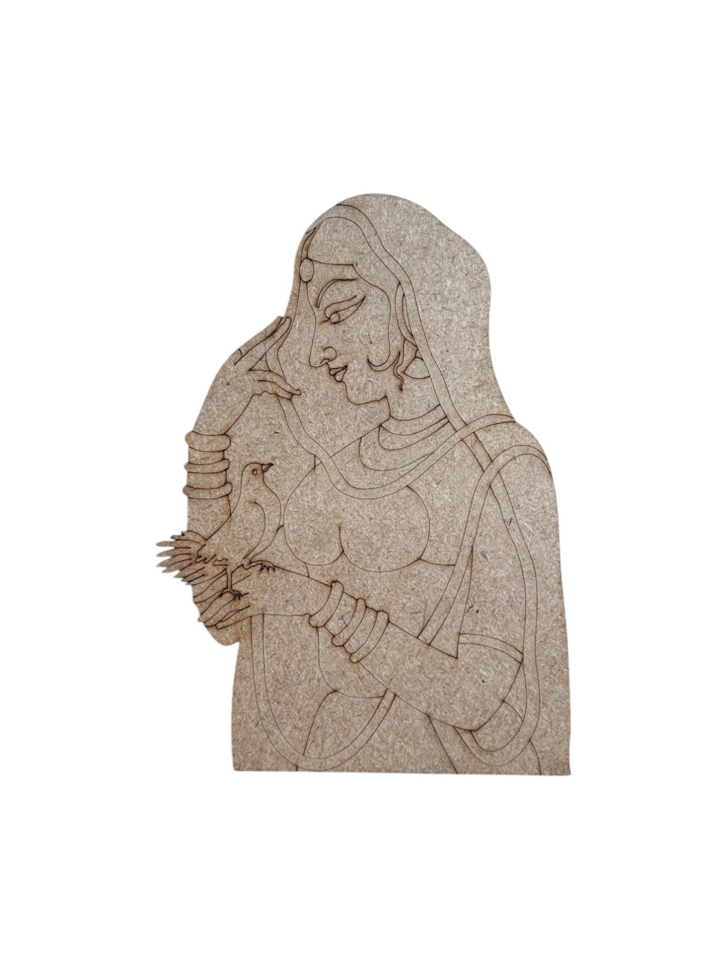 Pre Marked Rajasthani Woman Mdf (B)