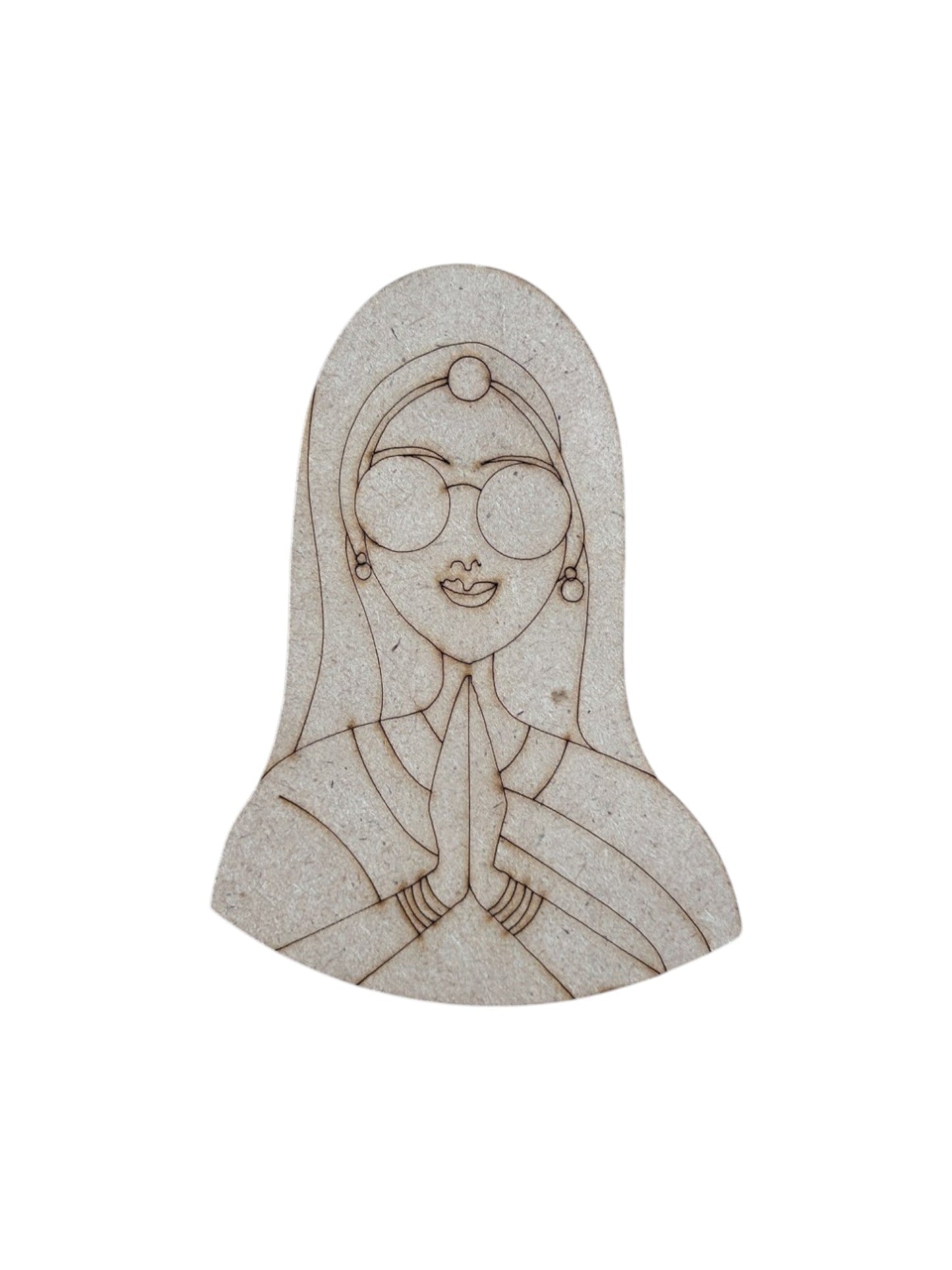 Pre Marked Rajasthani Woman Mdf (A)