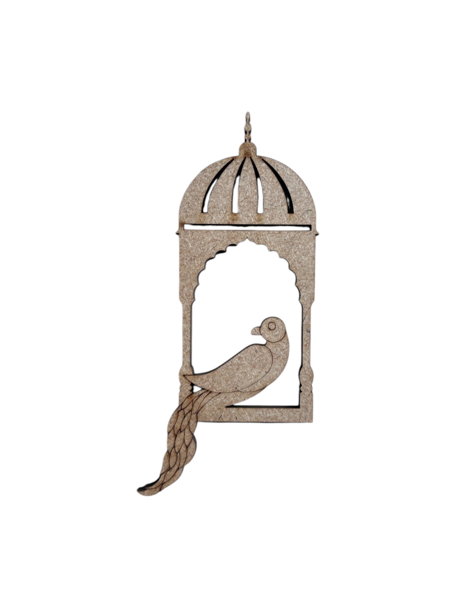 Pre Marked Parrot With Cage Mdf