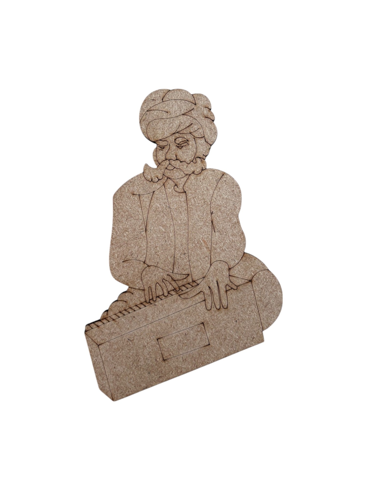 Pre Marked Man With Harmonium Mdf