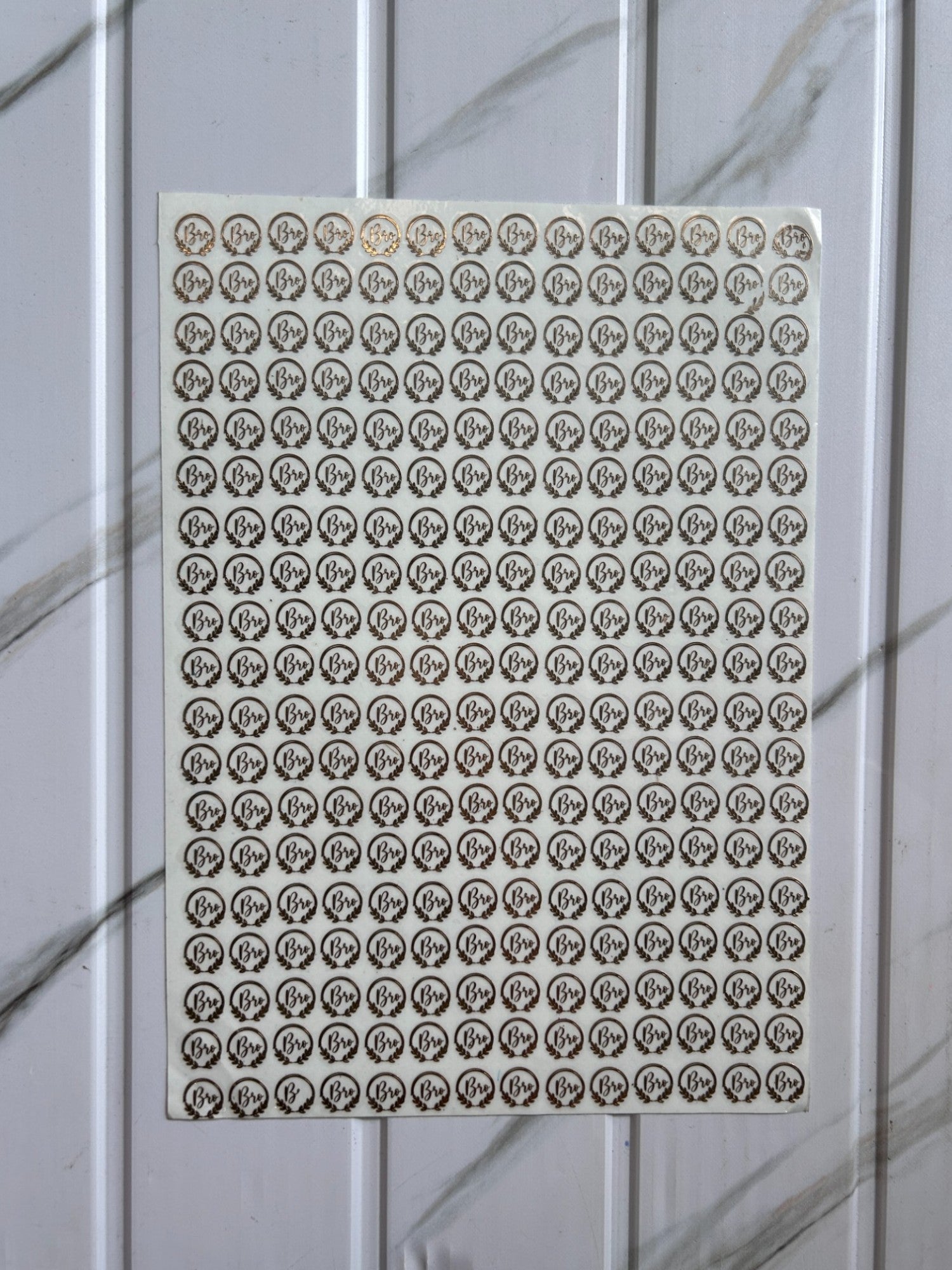 Rakhi Metal Sheet - Bro (A)