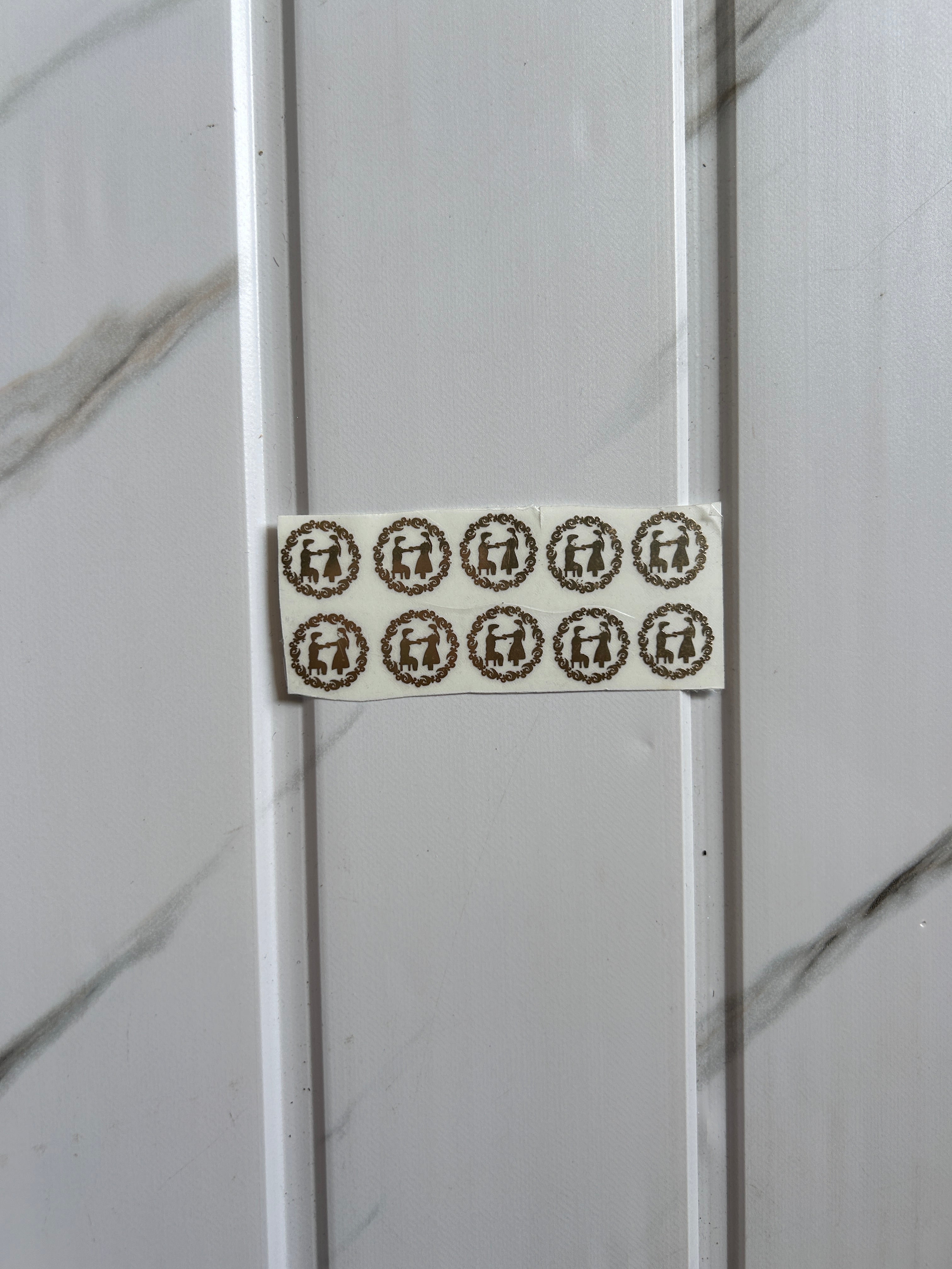 Rakhi Metal Sticker - Bhai Behen