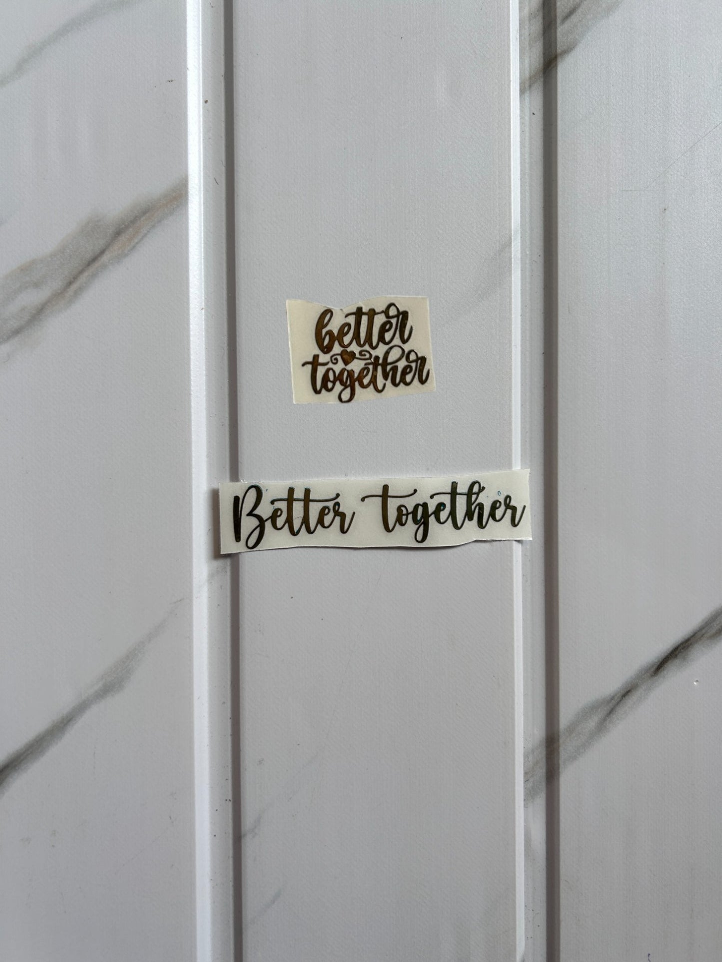 METAL STICKER - BETTER TOGETHER