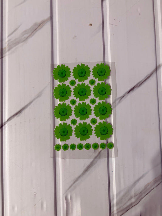 Green Daisy - Peel Of Sticker