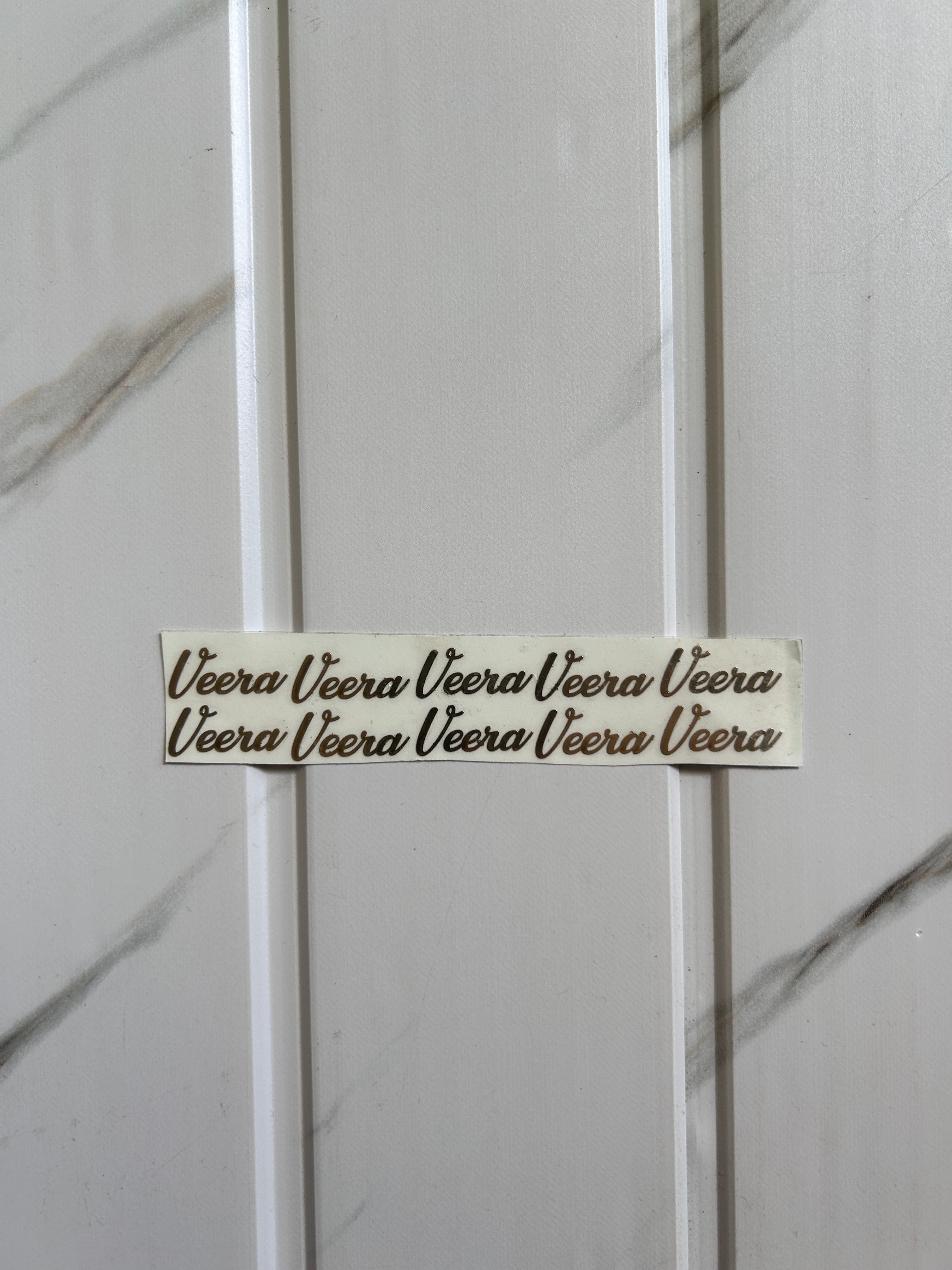 Rakhi Metal Sticker - Veera