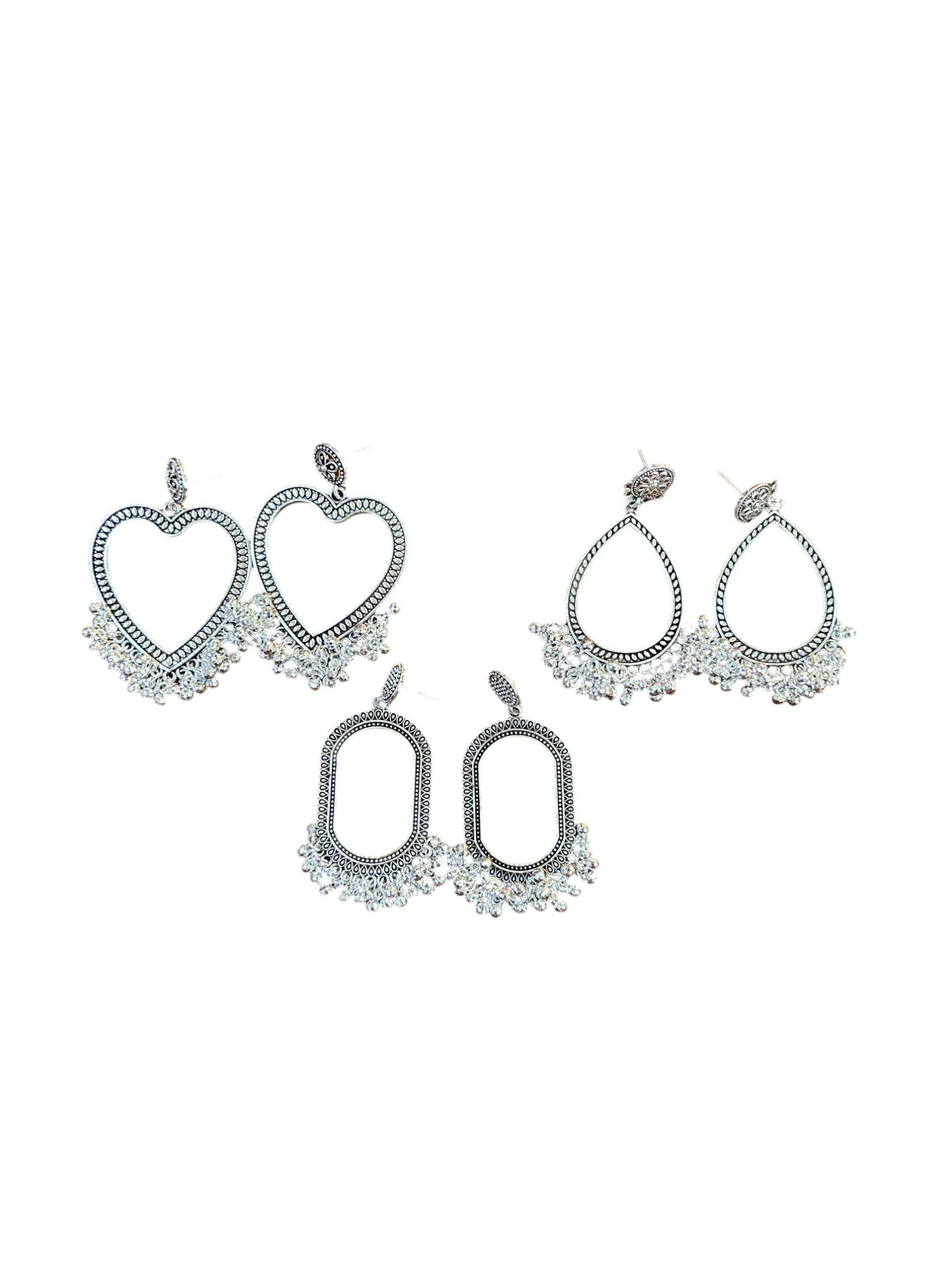 Silver Resin Jhumka