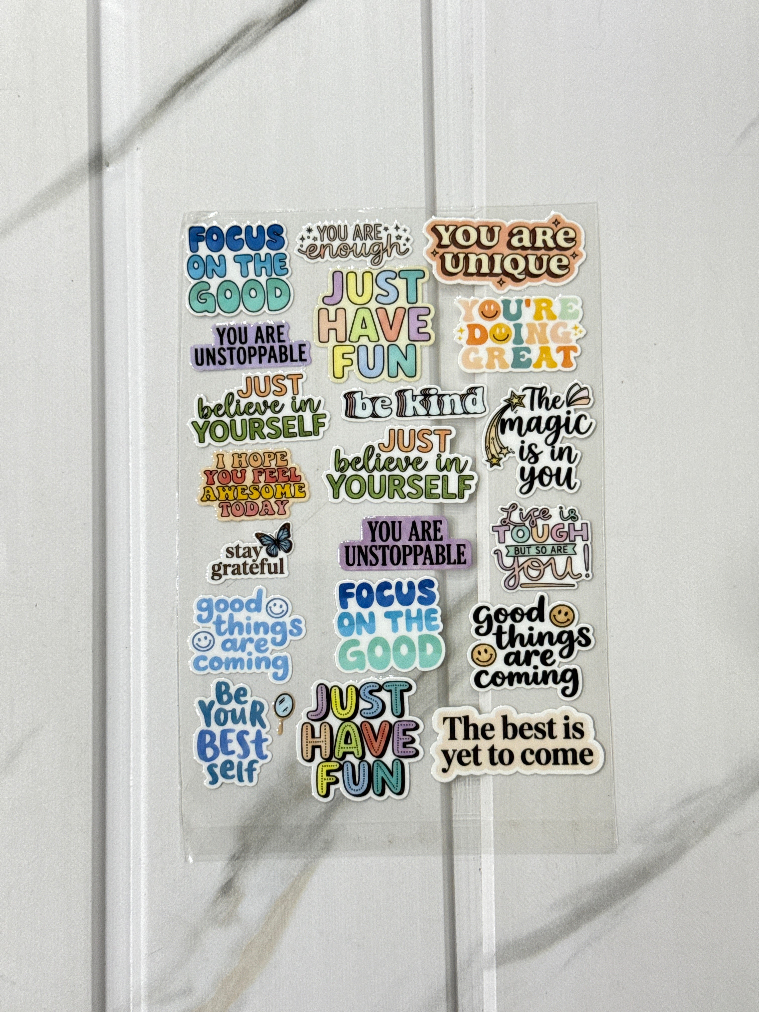 Quote (3) - Peel Of Sticker