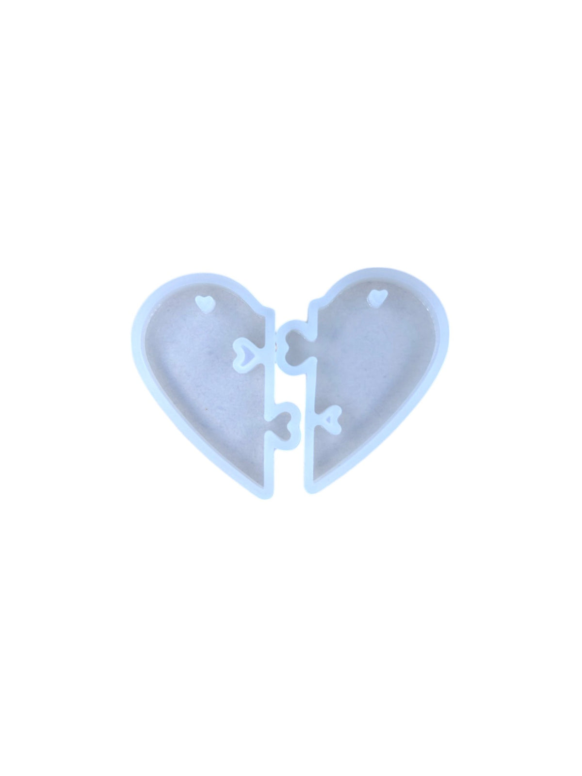 2PC HEART PENDANT MOULD