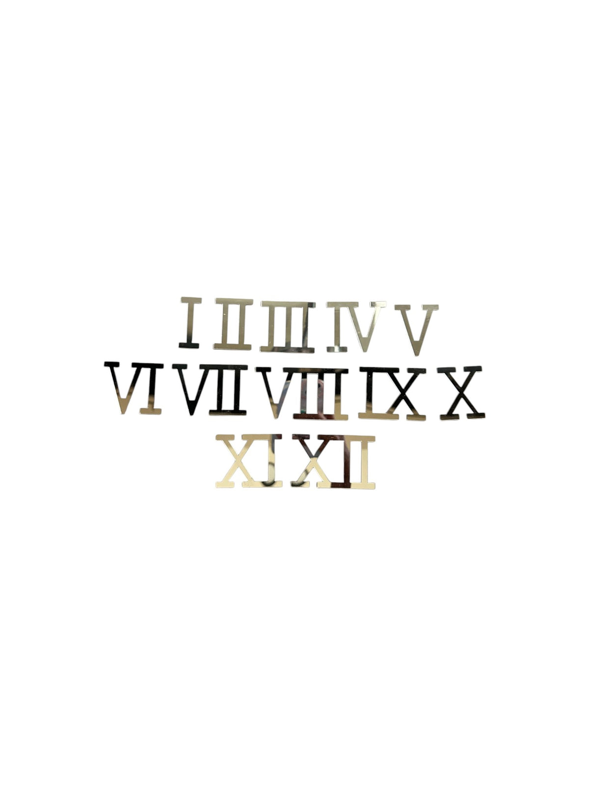 0.75" ROMAN NUMBERS