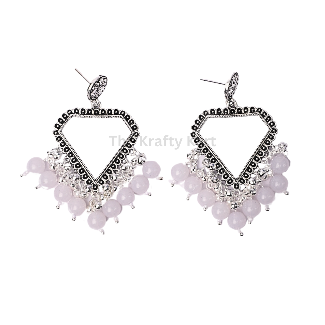 Colourful Diamond Resin Jhumka