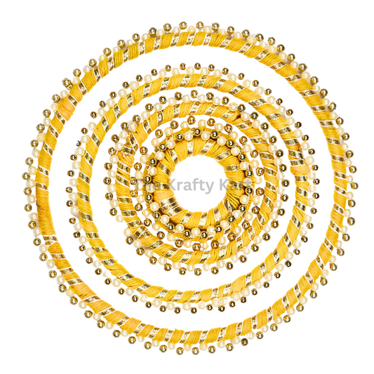 Traditional Pearl Ring (Yellow)