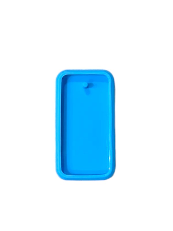 RECTANGLE CURVE KEYCHAIN BLUE MOULD