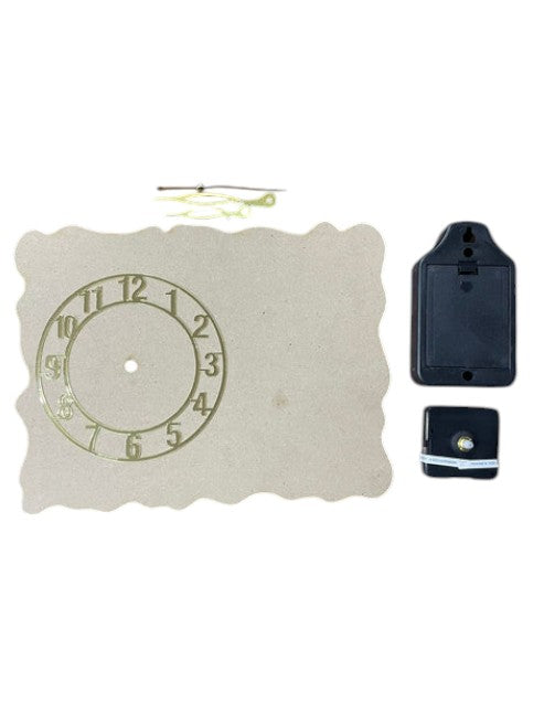 Mdf Agate Clock Set