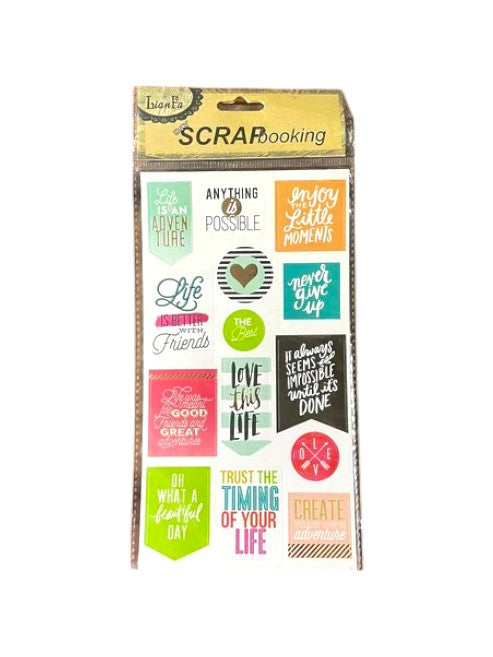 SCRAP BOOK STICKER H