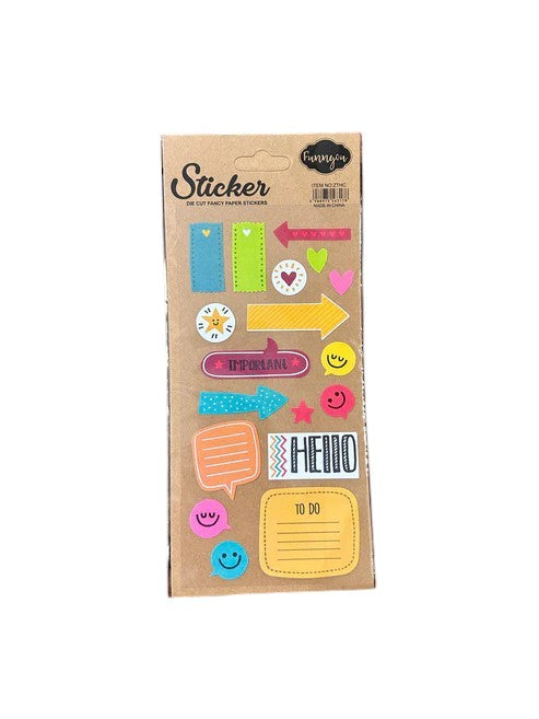 JOURNAL - CUTE STICKER (J)